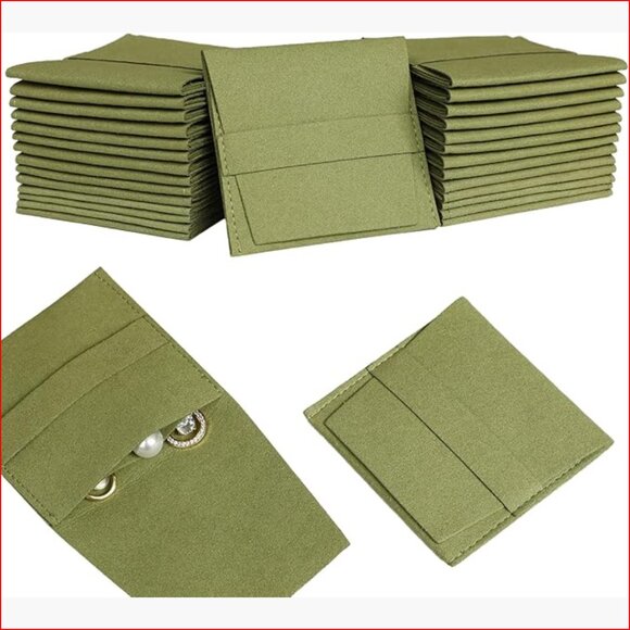 Microfiber Jewelry Pouch with Fixed Strap 40-Piece Set